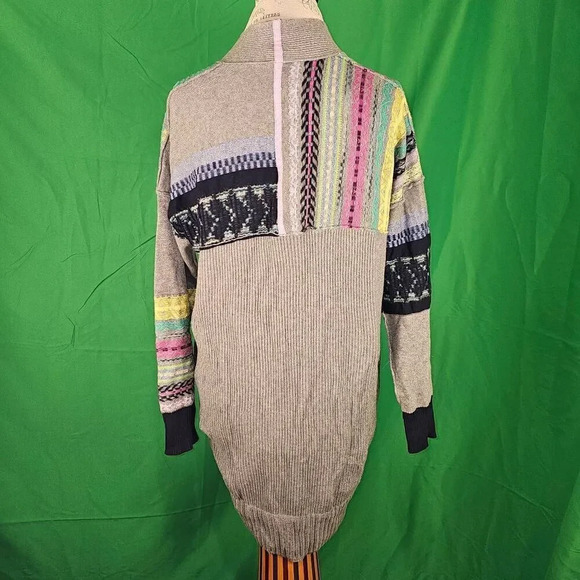 Daily Practice‎ Anthropologie Womens Contrast Knit Cardigan Sweater Small - Picture 2 of 6